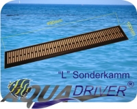 AquaDriver Überlaufkamm L (100 mm/grau)