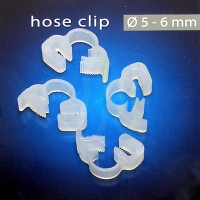 Aqua Medic hose clip Schlauchschelle aus Kunststoff weiß 5-6 mm (410.38) 4 Stk