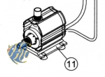 Aqua Medic Bodenplatte mit Gummisaugern OR1200(100.012-1)