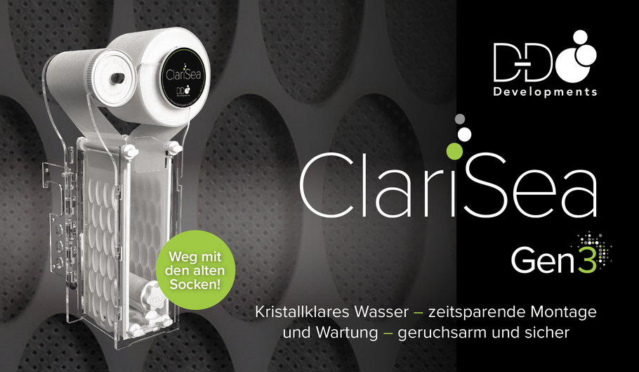 Meeresaquaristik News: ClariSea Vliesfilter Generation 3 - Die Nummer 1 für kristallklares Wasser