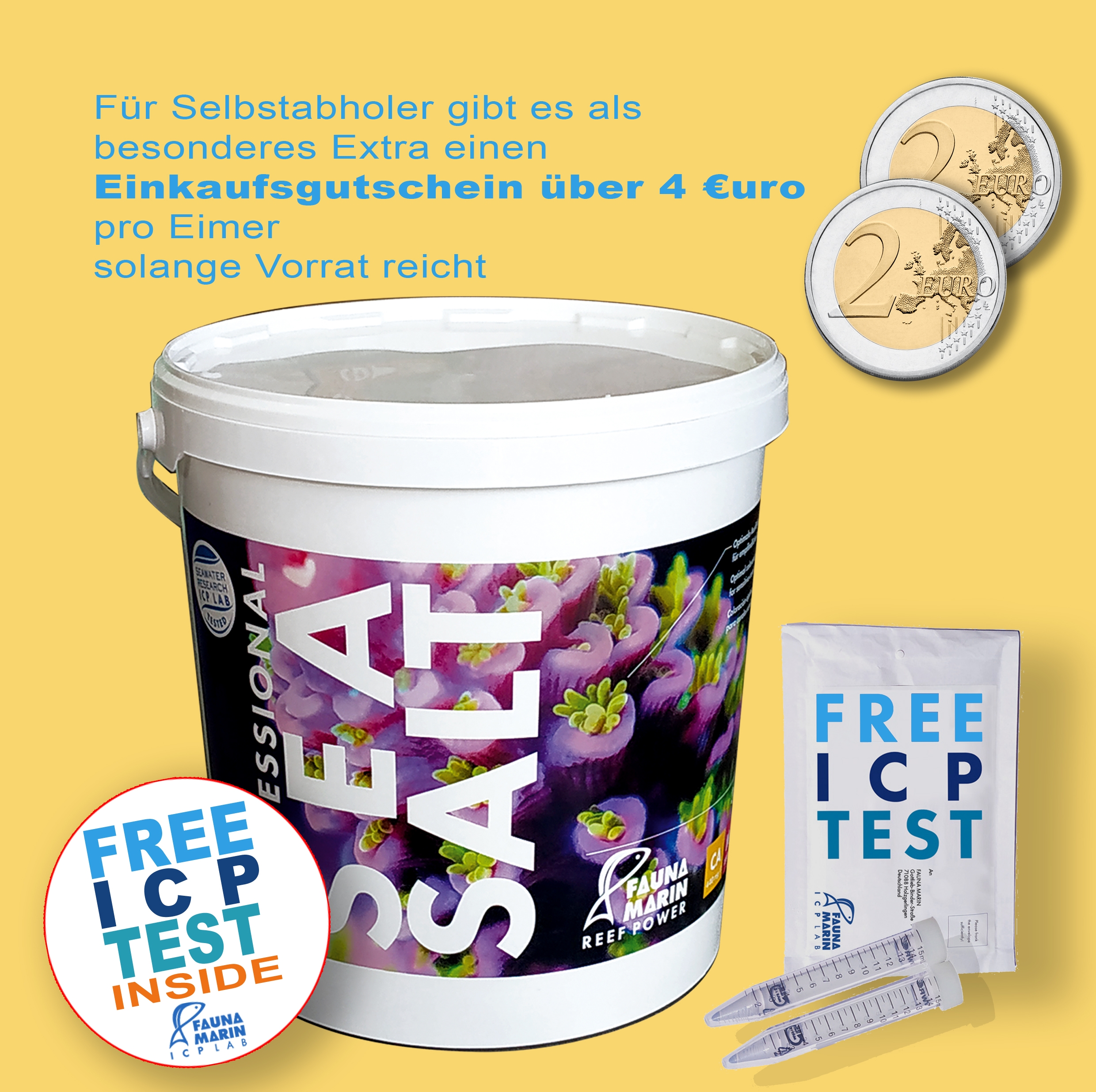 Fauna Marin Meersalz inkl. Free ICP + zusätzliches Special für Selbstabholer