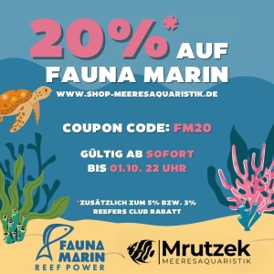 Meeresaquaristik News: AB SOFORT: 20% auf Fauna Marin