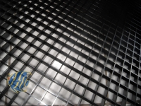 Lichtrasterplatte Schwarz circa 38,0 x 60,2  cm (+/- 2 cm)