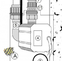 Deltec Pumpe + Verrohrung-07 für PF601 mod 2000/07 (28060000)