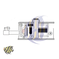 Deltec Abschäumerpumpe DCS 1200 inkl. Verrohrung für SC 2060 (28135000)