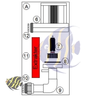 Deltec Abschäumerpumpe DCS 1200 inkl.Verrohrung für TC 2060 (28110000)