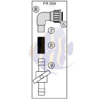 Deltec Auslass  für FR509 (86003500)