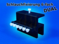 Aqua Connect Schlauchfixierung 6-fach Steg und Glaskante (40117)