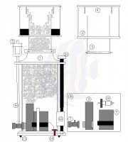 Deltec Silikonschlauch weiß  5/8  (61758000) 1 Meter langes Stück