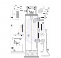 Deltec Motor komplett für Kalkmischer KM 500 (87119000)