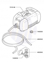 Eheim Schwingarm kpl. m. Membrane 3701-3704 (7619788 )