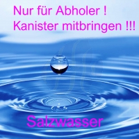 Salzwasser je Liter >nur für Abholer im mitgebrachten Kanister< (Tropic Marin Pro-Reef)