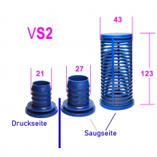 EcoTech Marine Barb & Screen Kit für Vectra VS2 >VP032< (1510549)