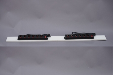 ReefTank Power Magnet-Aufsteckleiste 100 x 10 cm mit 2X 6-fach Steckdosen (RT-1036)