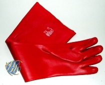 Ganzarm Schutzhandschuhe PVC RB-45 rot, 1 Paar