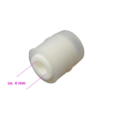 Deltec  Achsengummi und Keramikeinsatz für DCC2 - ALT - VORNE (4 mm) (2708xxxx)