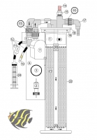 Deltec Ersatz-Pumpe mit Verrohrung für Nitratfilter NFP 512 (28090000)