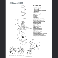 Aqua Medic ABSCHÄUMERKÖRPER für Ocean Queen 90 (412.310-15)