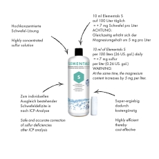 Bild zu Fauna Marin Elementals TRACE S (Schwefel) 1000 ml (15003V)