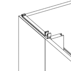 Red Sea MAX E-170 Sump Screen Hinge Rechts (SP5913)