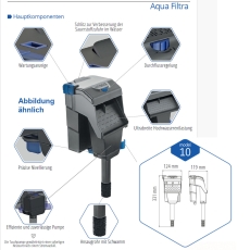 Bild zu Sicce Shark Aqua Filtra 10 - Aquarium Hang on Filter (500101000)