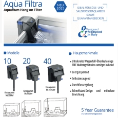 Bild zu Sicce Shark Aqua Filtra 40 - Aquarium Hang on Filter (500101020)