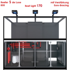 Bild zu Red Sea REEFER™ S-850 G3 Deluxe - Schwarz (inklusive 3 X RL170S & Befestigungsarme) (R45200)