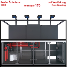 Bild zu Red Sea REEFER™ S-1000 G3 Deluxe - Schwarz (inklusive 4 X RL170S & Befestigungsarme) (R45208)