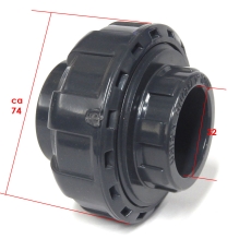 Bild zu PVC kompatibel zu Royal Exclusiv - Verschraubung 32 mm